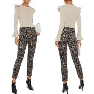 Alice + Olivia Leopard Print Pants